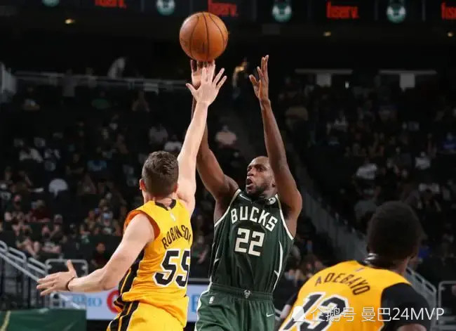  米德尔顿复苏雄鹿击败猛龙豪取赛季第50胜  